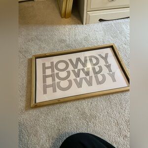 HOWDY print 12x20